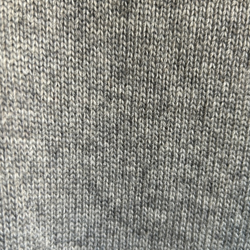 New Martha Stewart Wool Cashmere Large Sweater Bishop Ballon Sleeve Heather Gray - Picture 11 of 11
